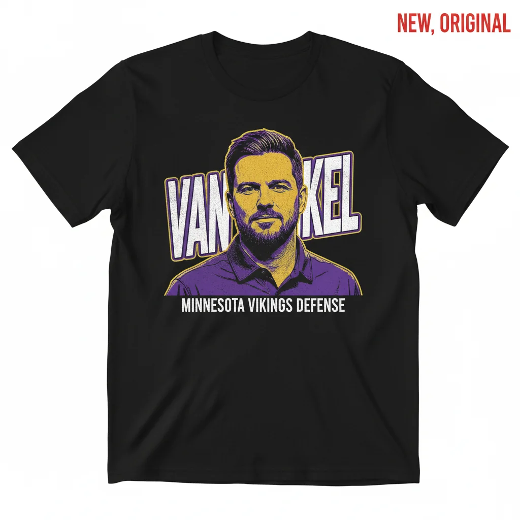 Brian Flores Minnesota Vikings Van Ginkel T-Shirt – Exclusive Fan Apparel