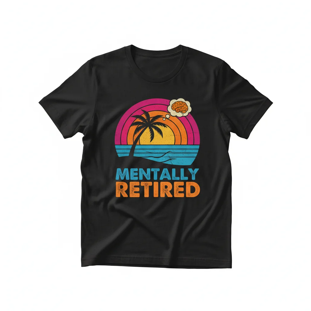 Brian Kelley Mentally Retired T-Shirt – Comfortable & Stylish Fan Apparel