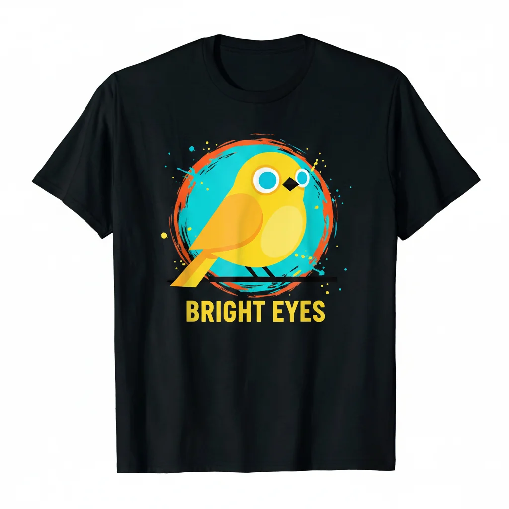 Bright Eyes Yellow Bird - Embrace Your Inner Radiance Tee