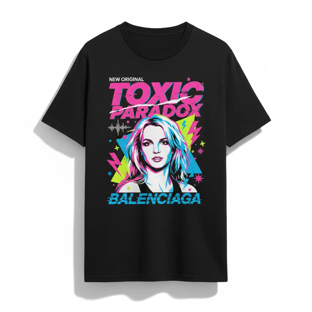 Britney Spears Balenciaga Music Fan Tee - Premium Unisex Shirt