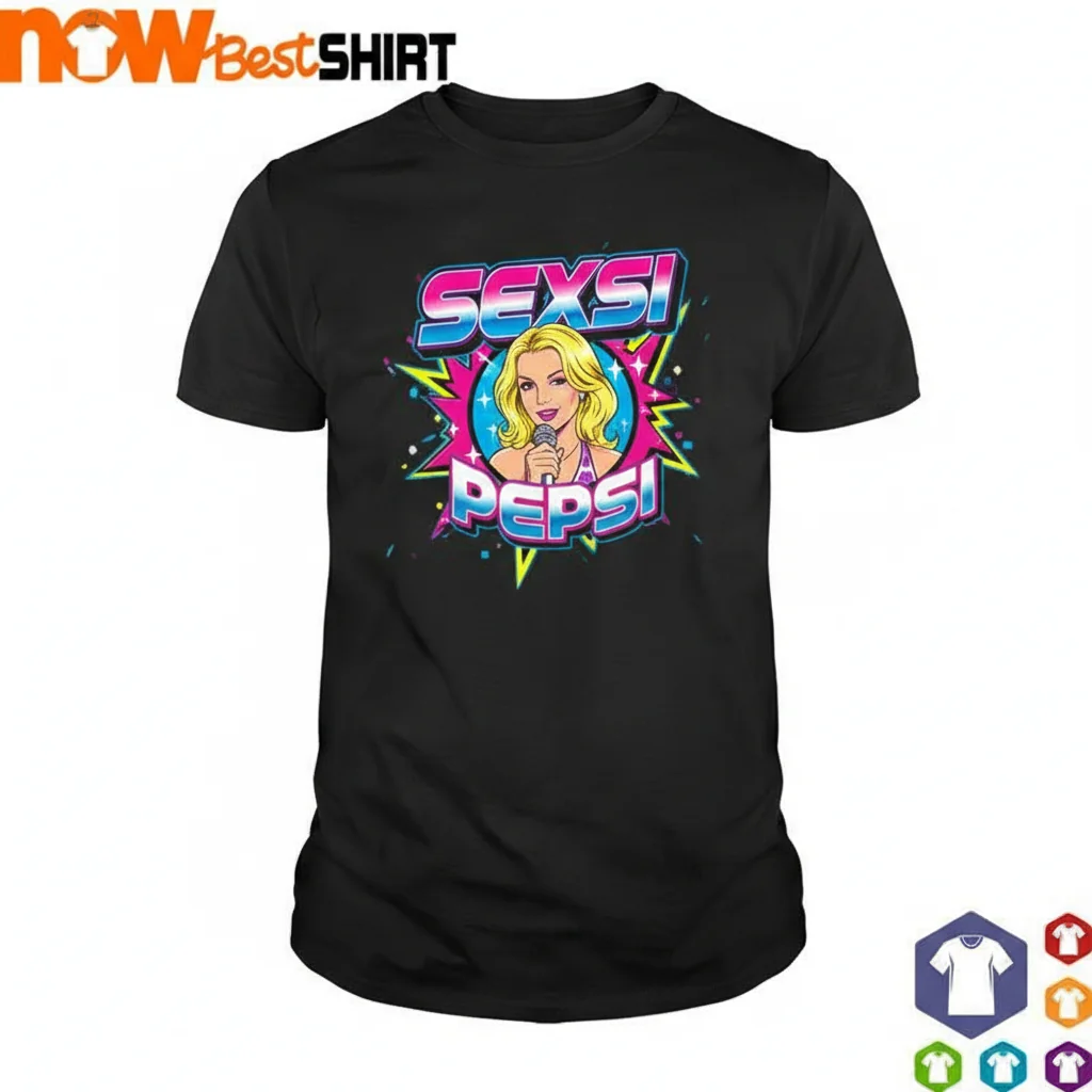 Sexsi Pepsi Parody Tee | 90s Pop Culture Streetwear