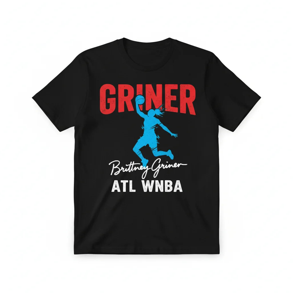 Brittney Griner ATL WNBA Signature Fan T-Shirt