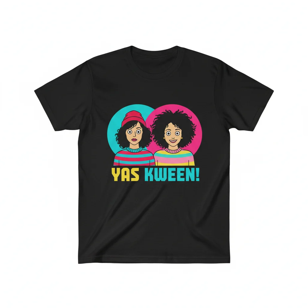 Broad City Funny Abbi and Ilana Sticker Premium Essential T-Shirt – Durable, Pre-Shrunk Comfort