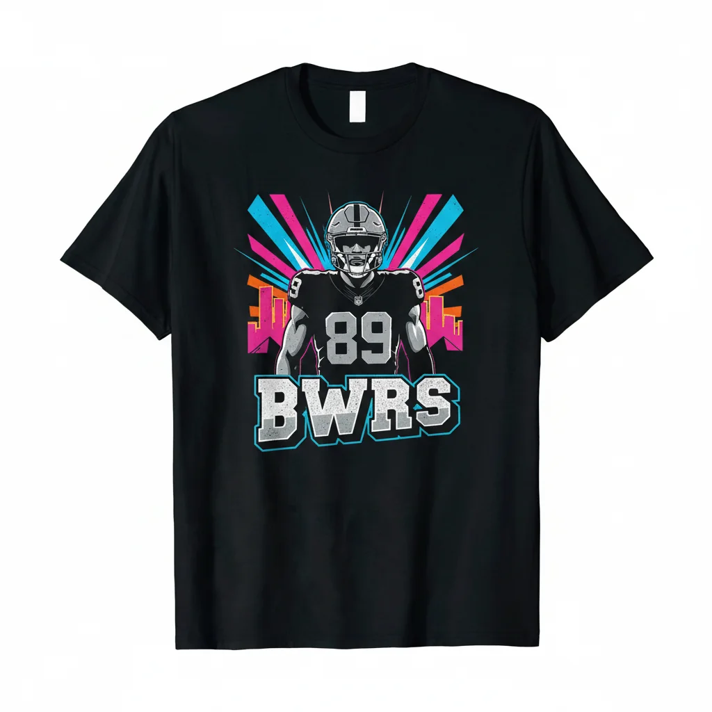 Brock Bowers Raiders Shirt - BWRS Las Vegas Football Tee