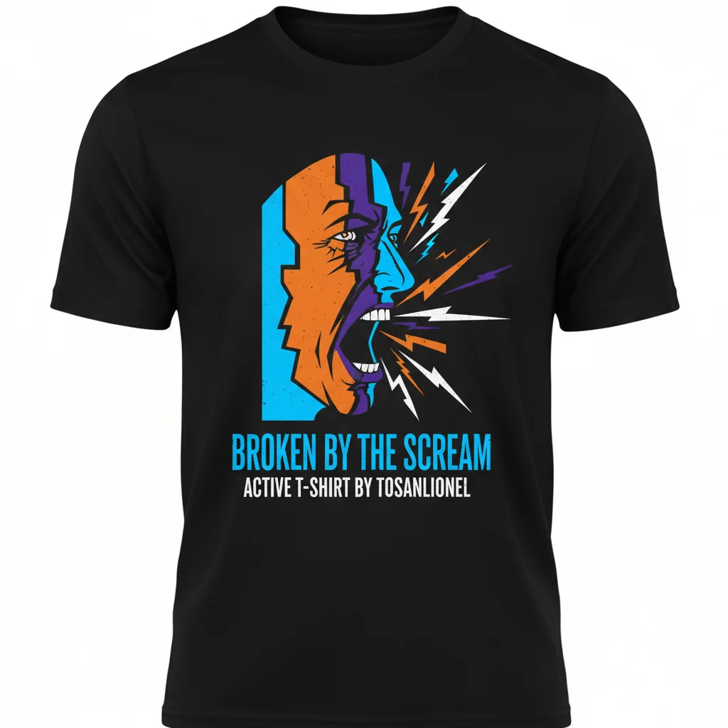 Broken by the Scream Essential T-Shirt – Premium Ring-Spun Cotton Tee for Men & Women