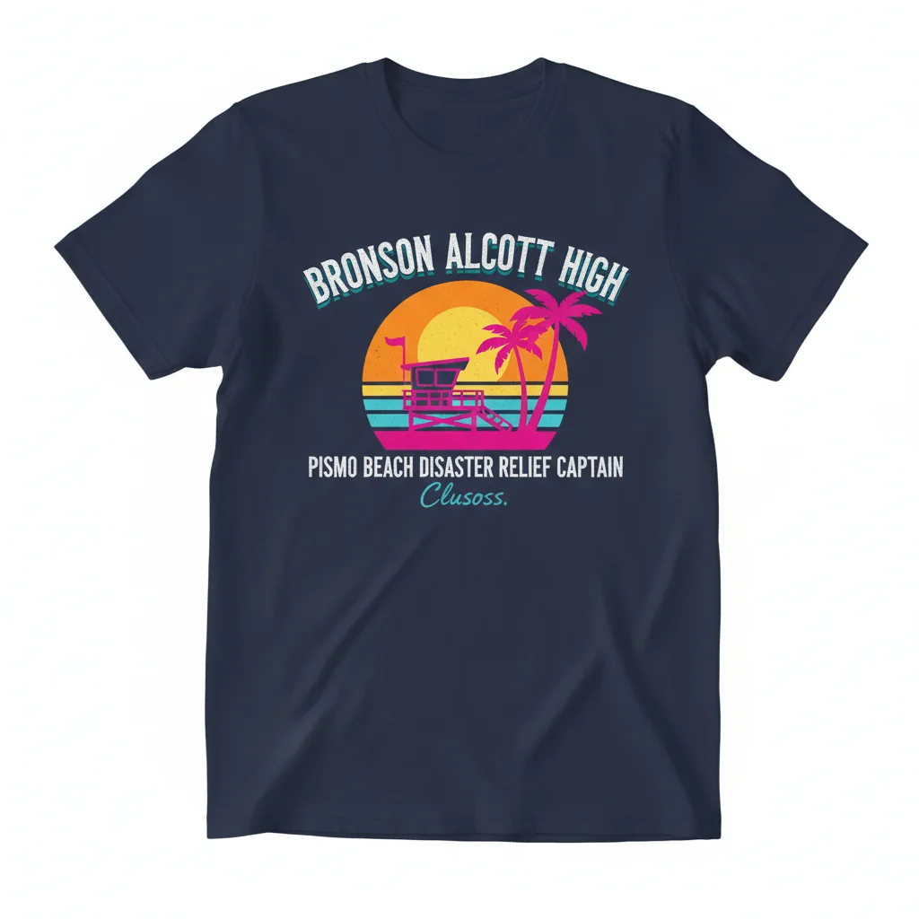 Bronson Alcott High Pismo Beach Disaster Relief Captain - Clueless T-Shirt