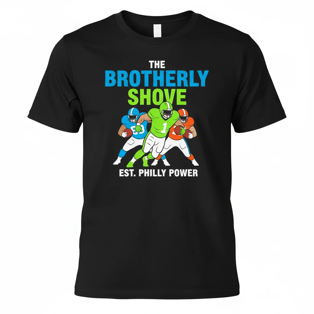 Brotherly Shove Essential T-Shirt: Lasting Comfort, Vibrant Style – Get Yours Now!