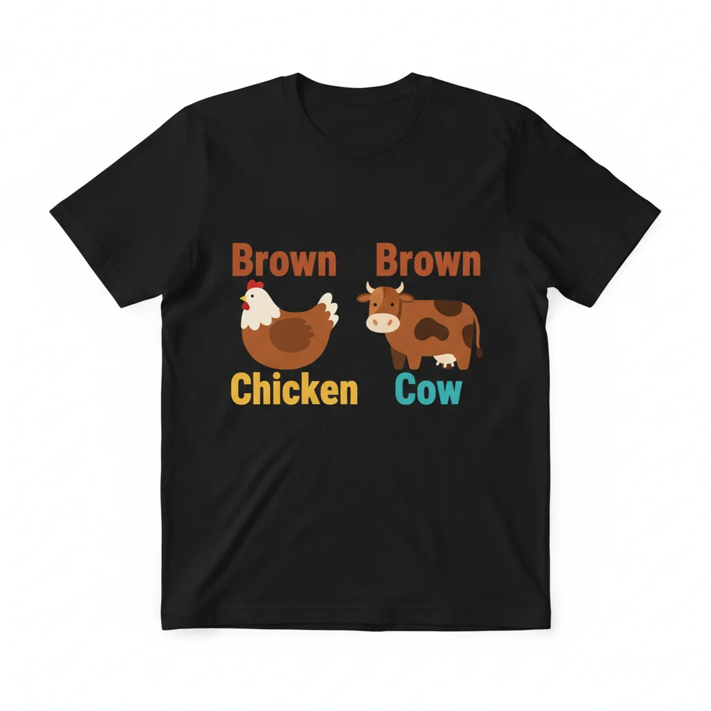 Brown Chicken Brown Cow: A Whimsical Journey Essential T-Shirt