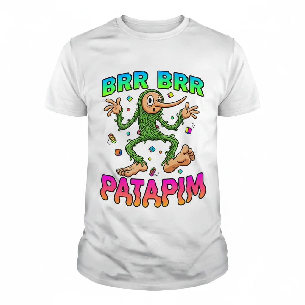 Brr Brr Patapim Italian Meme T-Shirt | Funny Brainrot Humor Graphic Tee