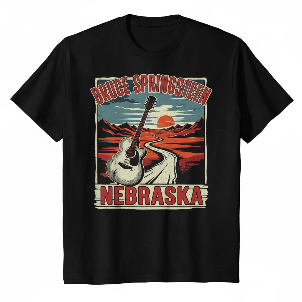 The Nebraska Tribute Tee | Original Art Inspired by Bruce Springsteen