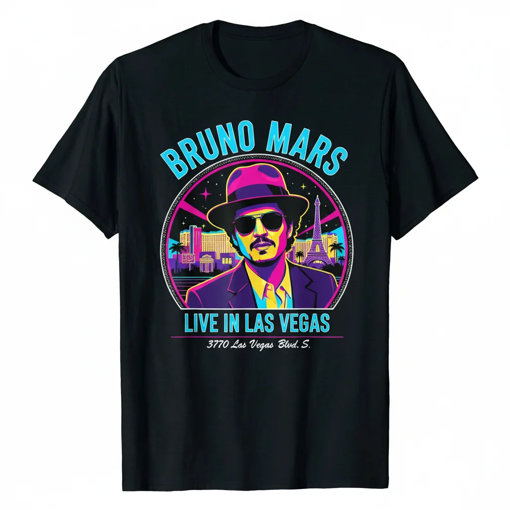 Vegas Nights: Bruno Mars Live Tee