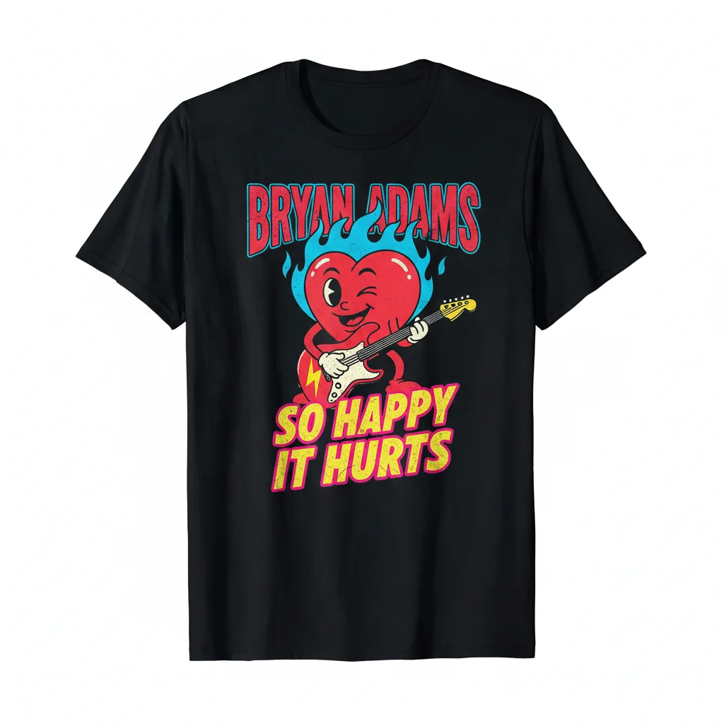 Bryan Adams 'So Happy It Hurts' Tour Tee - Commemorative Edition