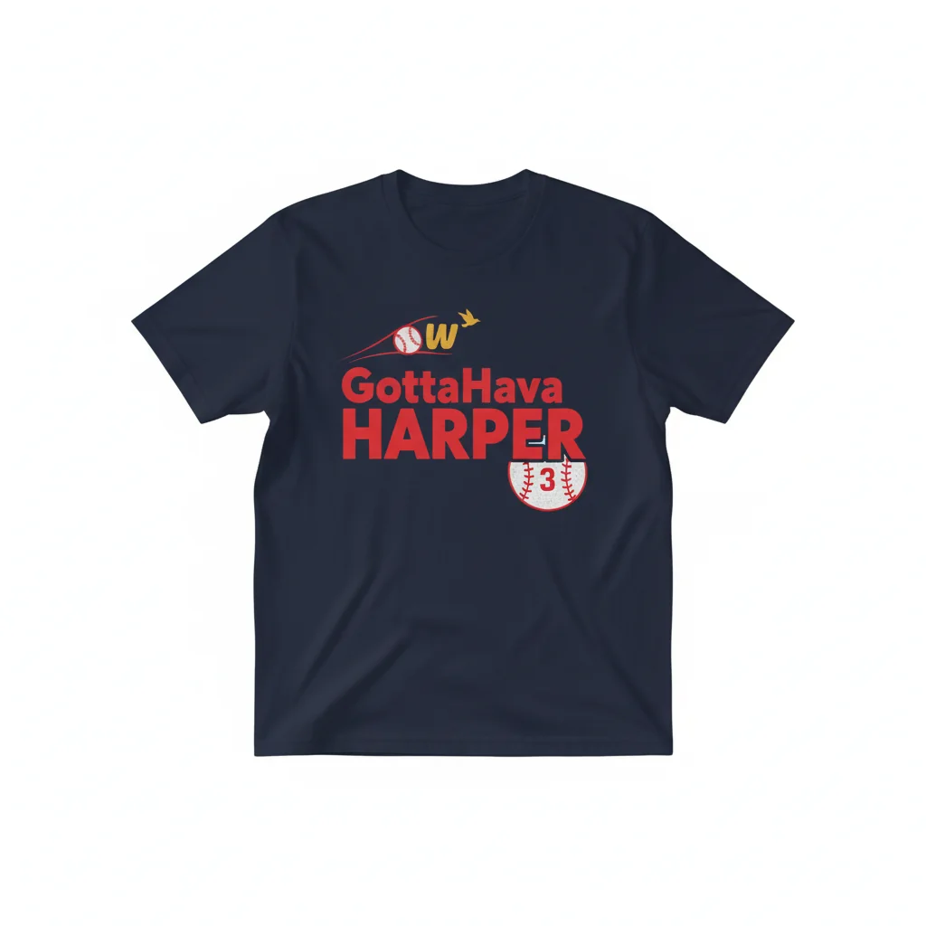 Bryce Harper Wawa Gottahava T-Shirt – Premium Cotton Tee