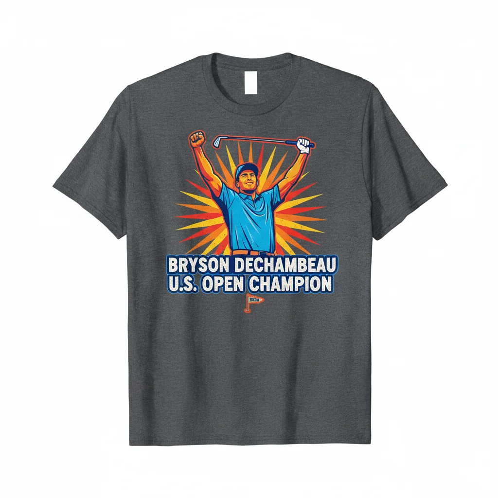 Bryson DeChambeau U.S. Open Essential T-Shirt: Lasting Comfort, Vibrant Style