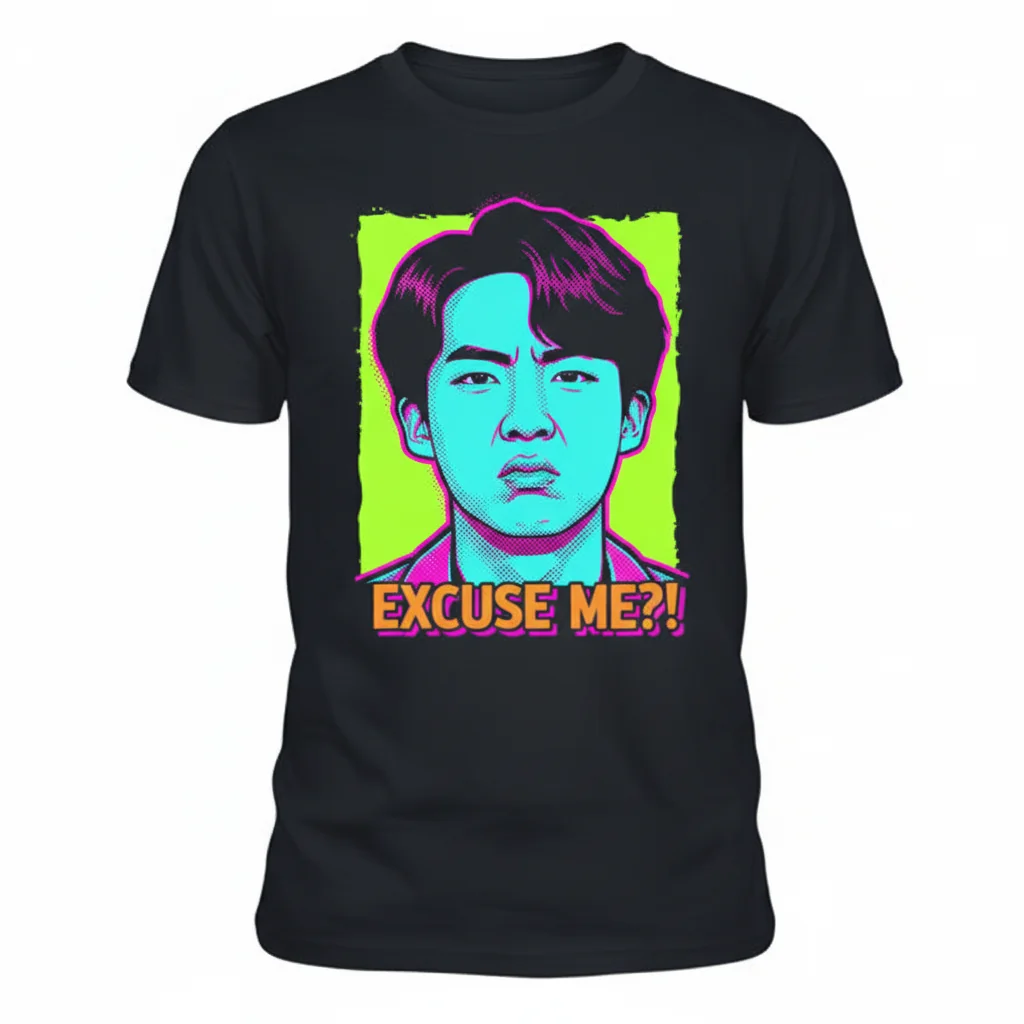 BTS Jin Offended Face Meme Essential T-Shirt – K-Pop Fan Apparel