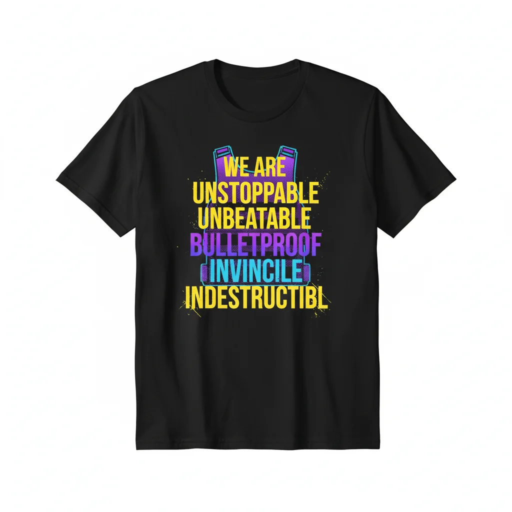 BTS 'We Are Unstoppable' T-Shirt - Premium Ring-Spun Cotton Tee