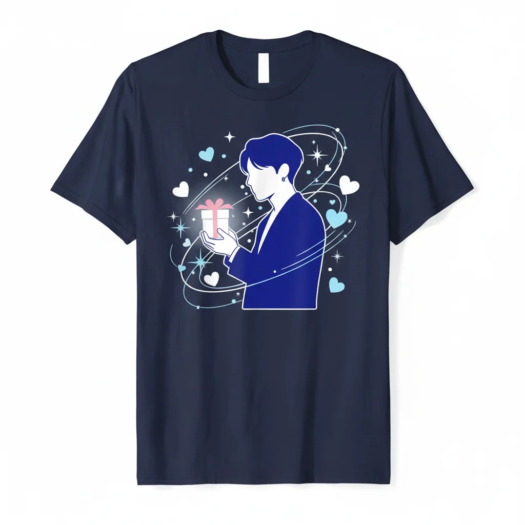 BTS Jungkook White Day Essential T-Shirt - K-Pop Fan Apparel