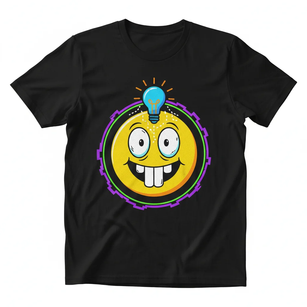Durable & Fade-Proof "Buck Tooth Emoji" Meme T-Shirt – Perfect Fit & Eco-Friendly