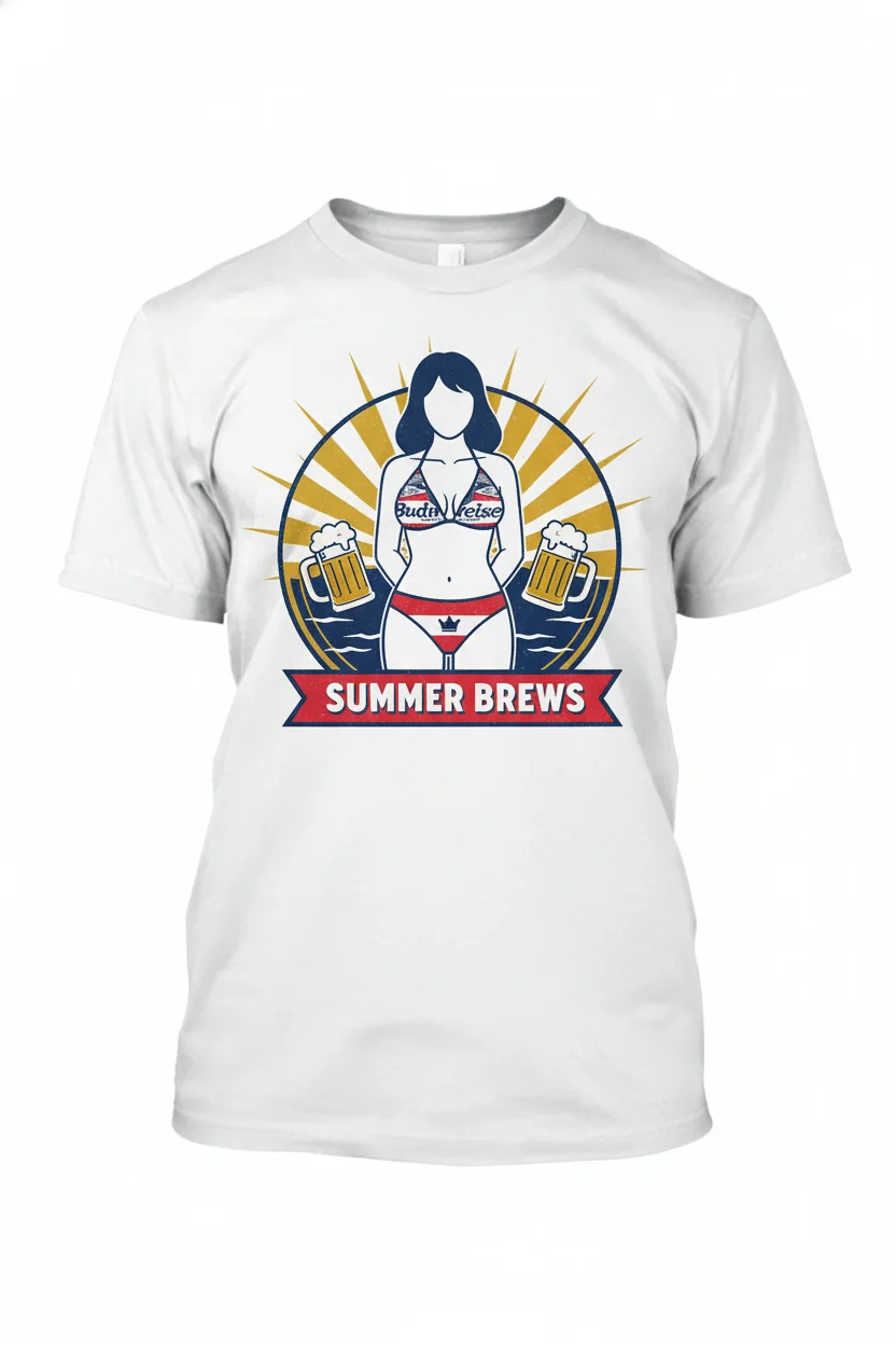 Budweiser Beer Summer Girl Bikini Set - Built to Last, Designed to Dazzle
