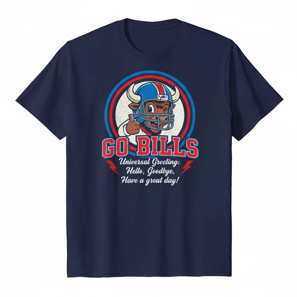 Buffalo Bills Go Bills Universal Greeting Definition Shirt