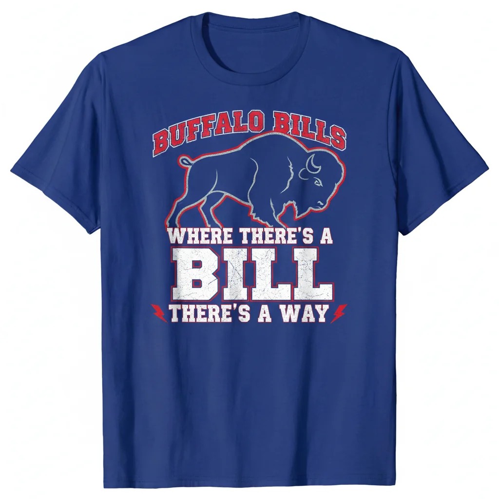 Bills Fan Tee: There's a Bill, There's a Way