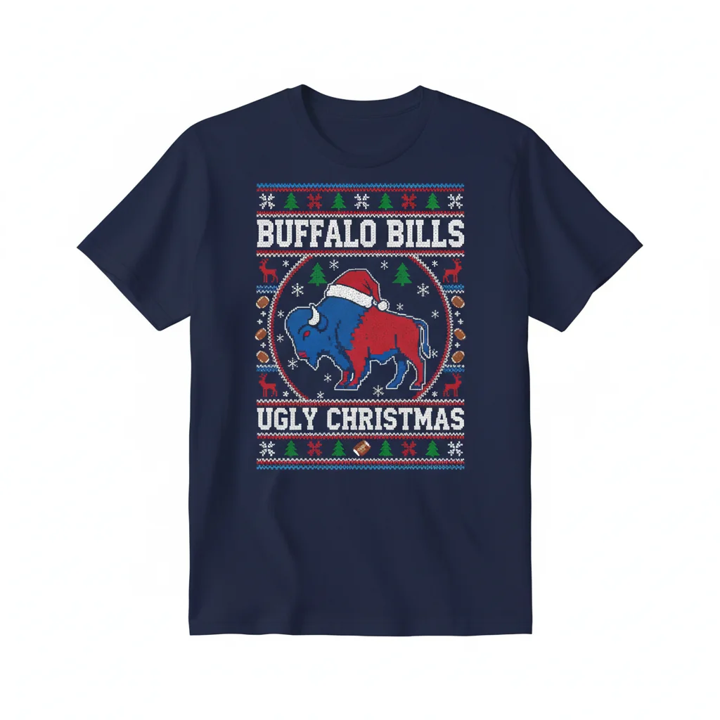 Bills Retro Holiday Vibe Tee