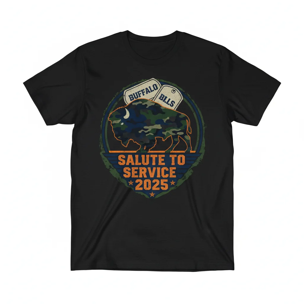 Buffalo Bills Salute to Service 2025: Honor & Style Shirt