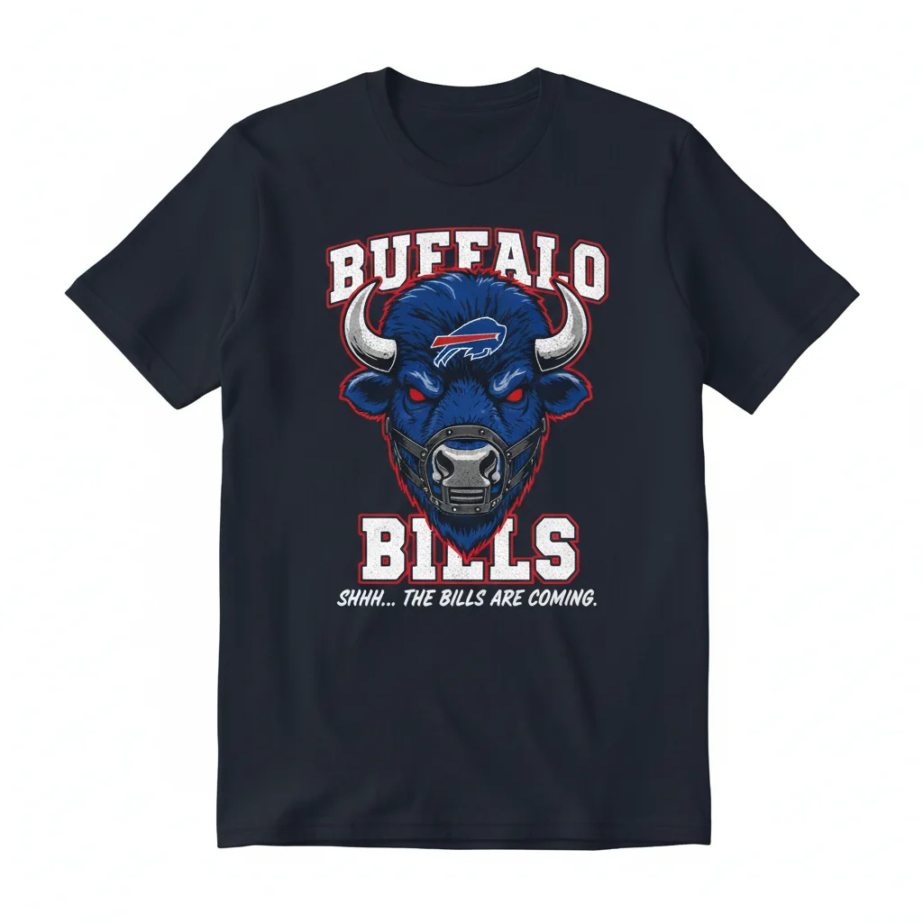 Buffalo Bills Silence of the Lambs T-Shirt – Horror Football Fan Tee