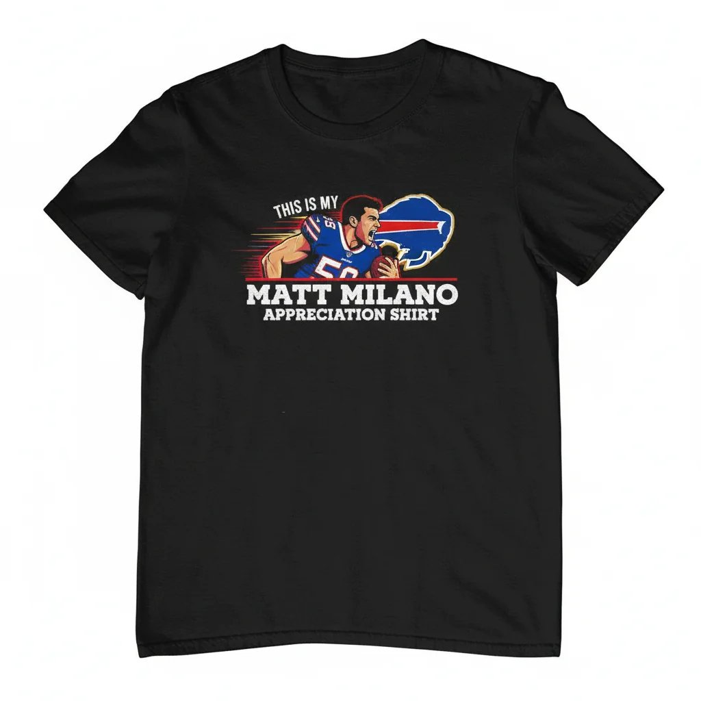 Buffalo Bills Matt Milano Appreciation Photo Shirt - Ultra-Durable & Comfortable
