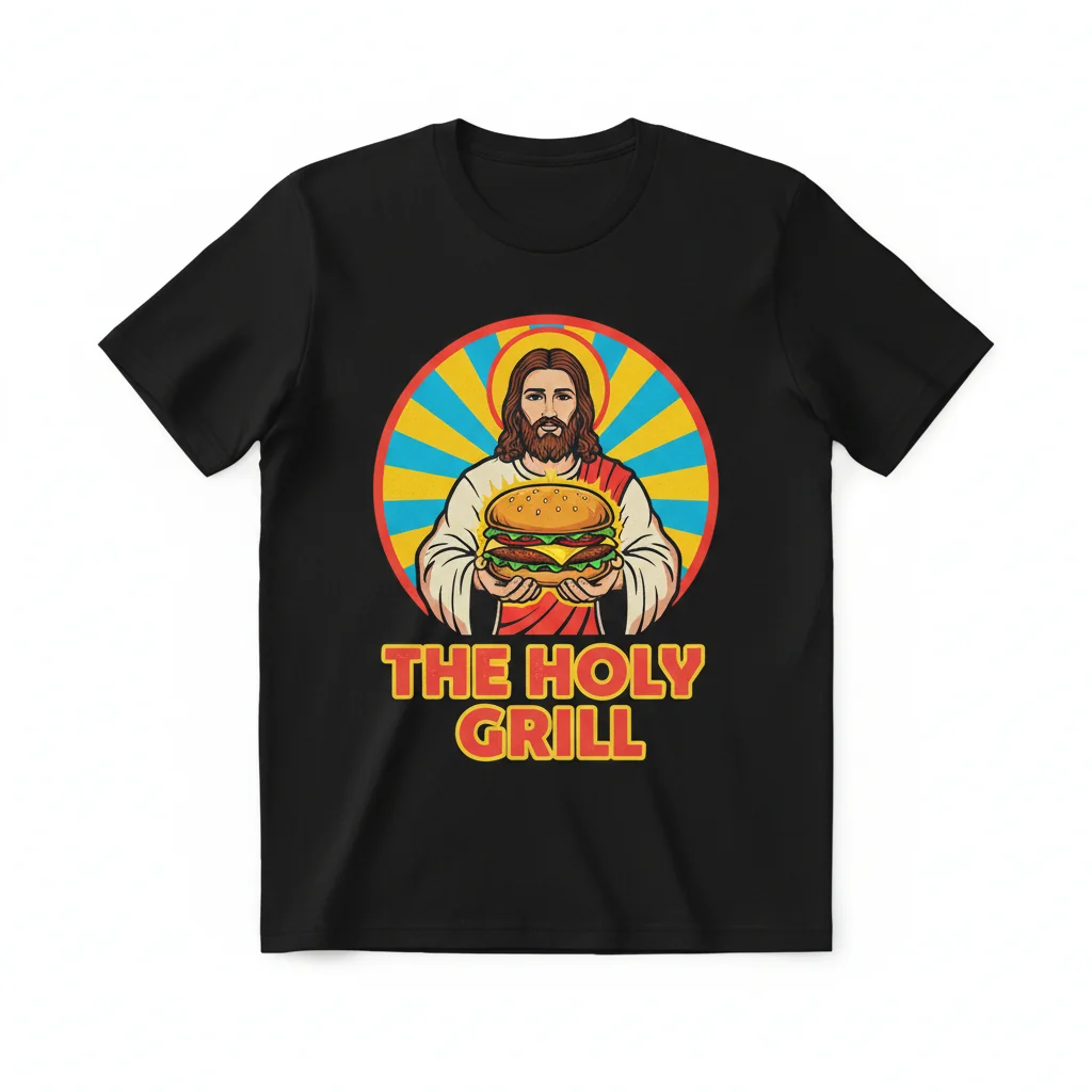 Burger Jesus Tee: Iconic Streetwear Drop