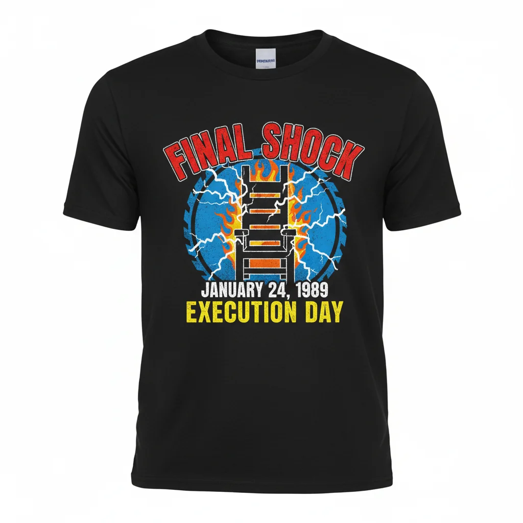 Camiseta Pesada "Burn Bundy Execution Day" - Durabilidade e Estilo Inigualáveis