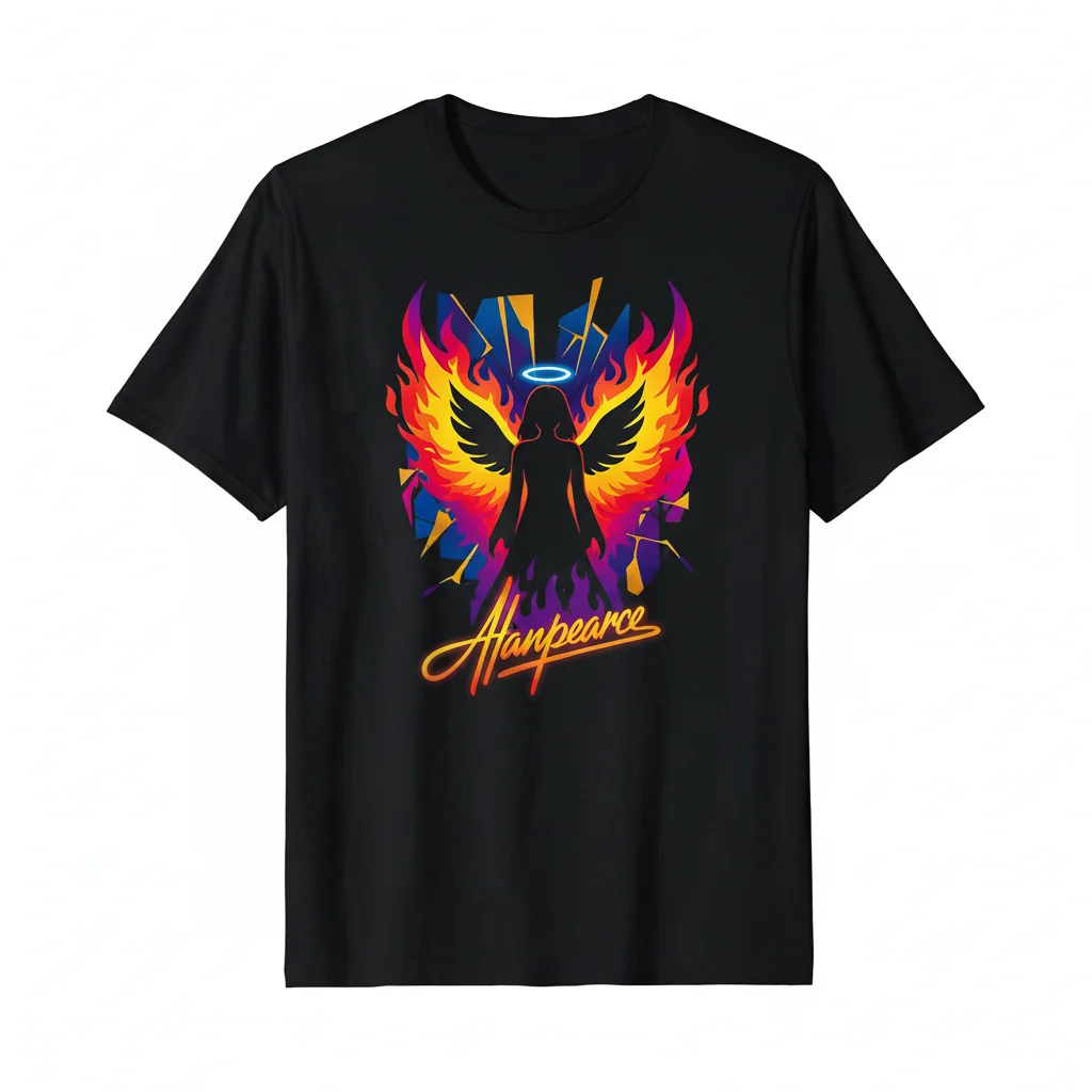 Burning Angel Essential T-Shirt – Premium Ring-Spun Cotton Tee for Men & Women