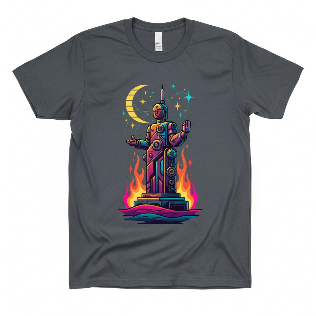 The Effigy: Burning Man Inspired Art T-Shirt
