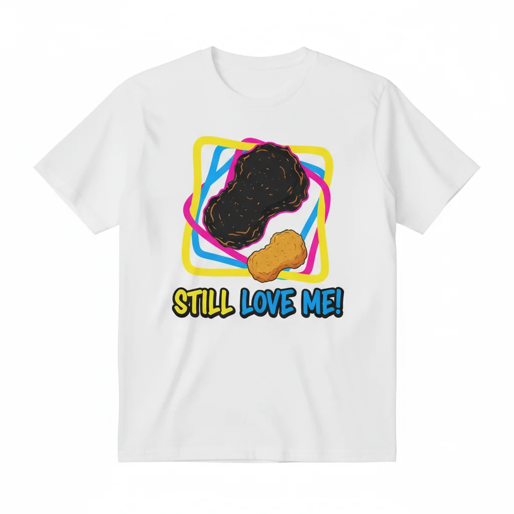 Burnt Chicken Nugget Vine Meme Essential T-Shirt - Funny Internet Humor Tee