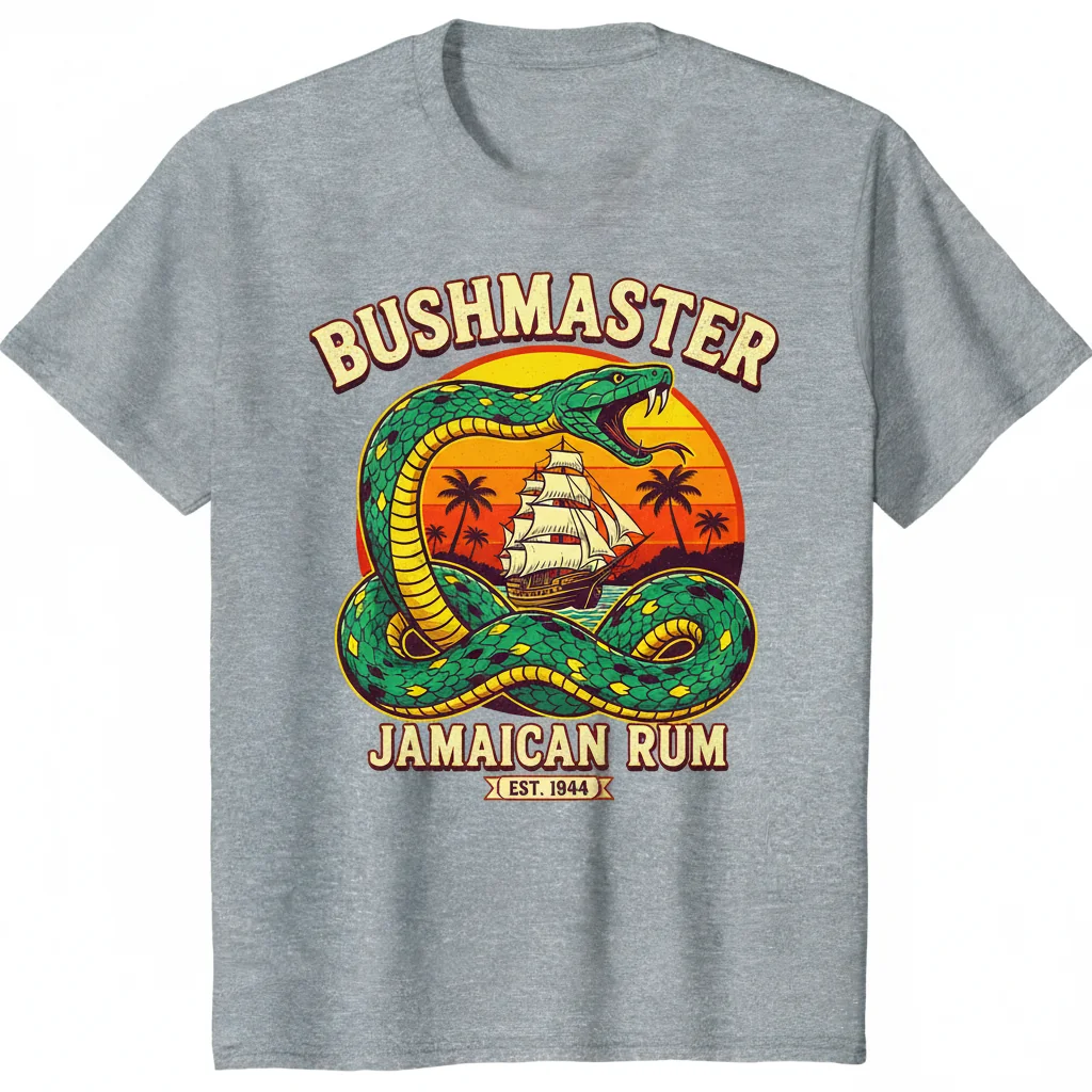 Bushmaster Rum Logo Tee - Premium Streetwear Essential