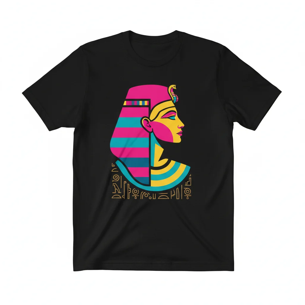 Cleopatra Bust Premium T-Shirt - Egyptian Art & History Tee