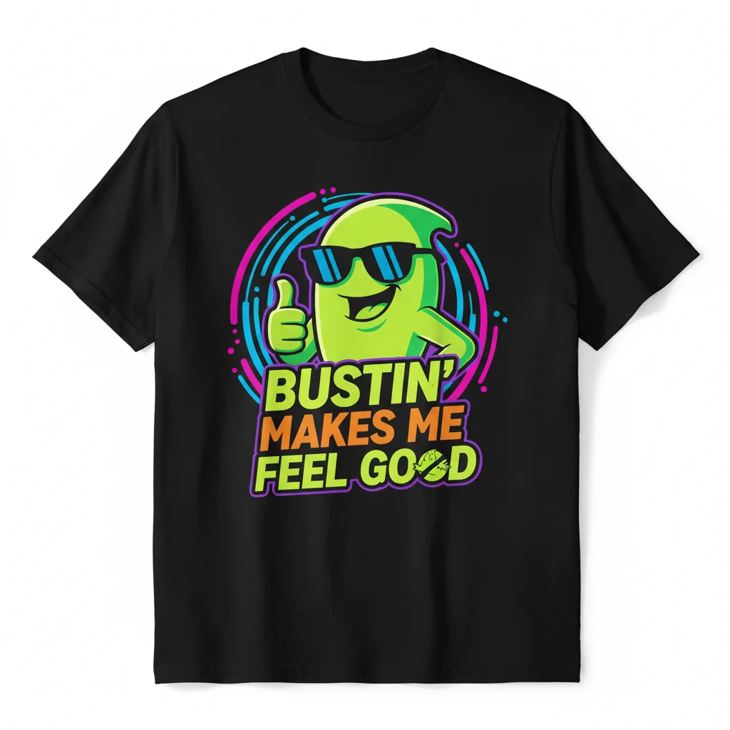 Bustin' Makes Me Feel Good - Ghostbusters Men's Heavyweight T-Shirt - Black