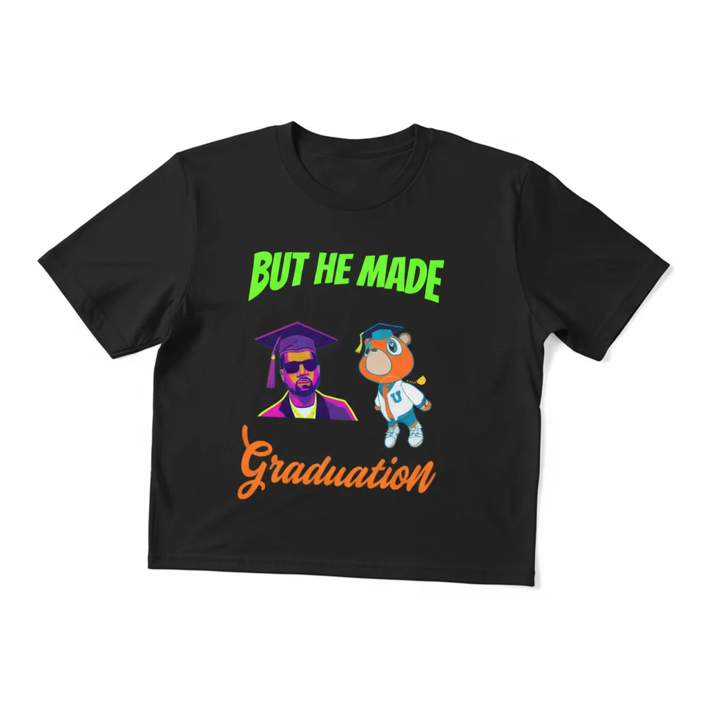 But He Made Graduation Kanye West Essential T-Shirt – Premium Durability & Comfort