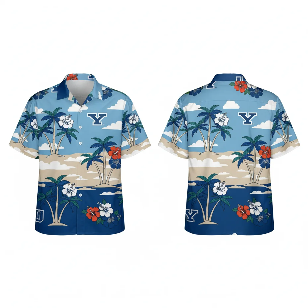 BYU Cougars Tropical Hawaiian Shirt - Summer NCAA Apparel
