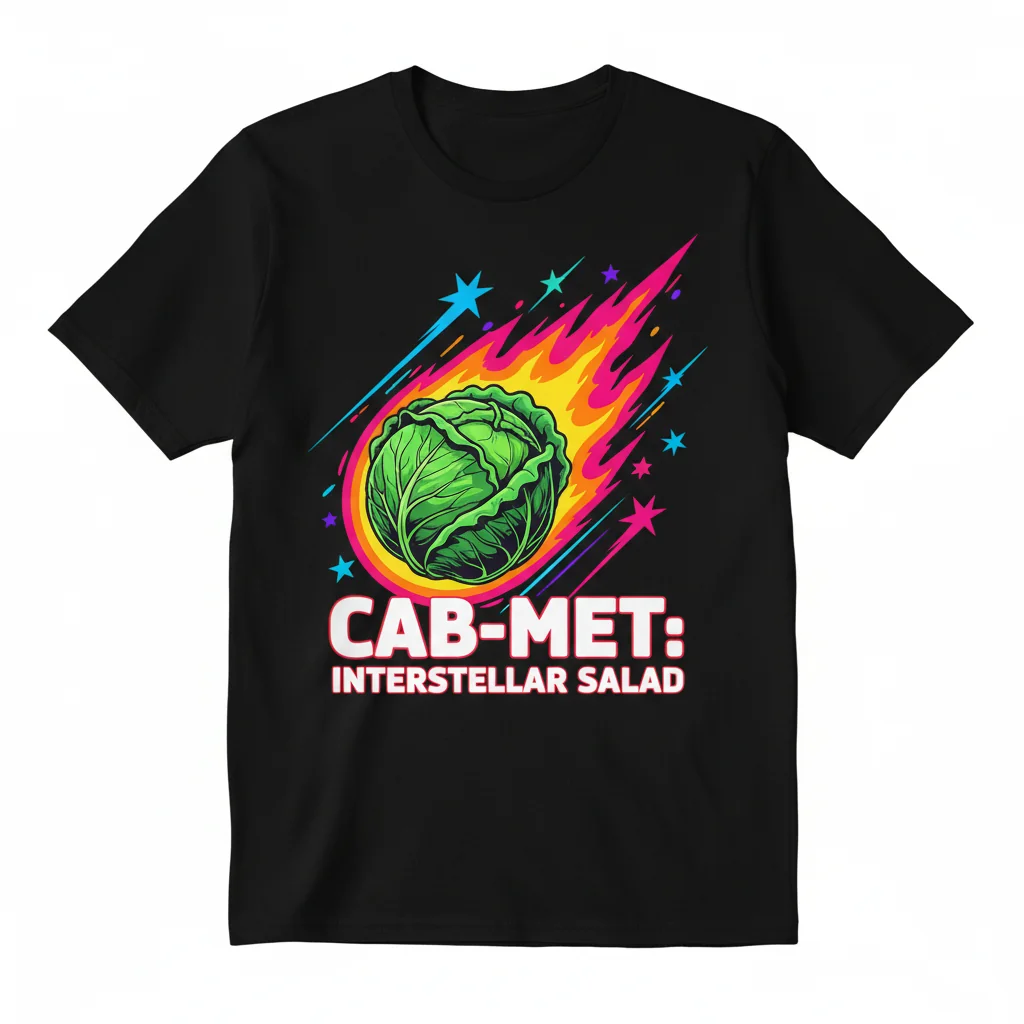 Cabbage Meteor Essential T-Shirt – Unique Graphic Tee for Everyday Style