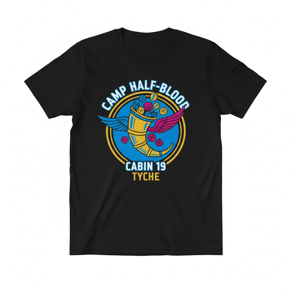 Camp Half Blood Cabin 19 Tyche Child Essential T-Shirt - Percy Jackson Inspired Mythology Tee