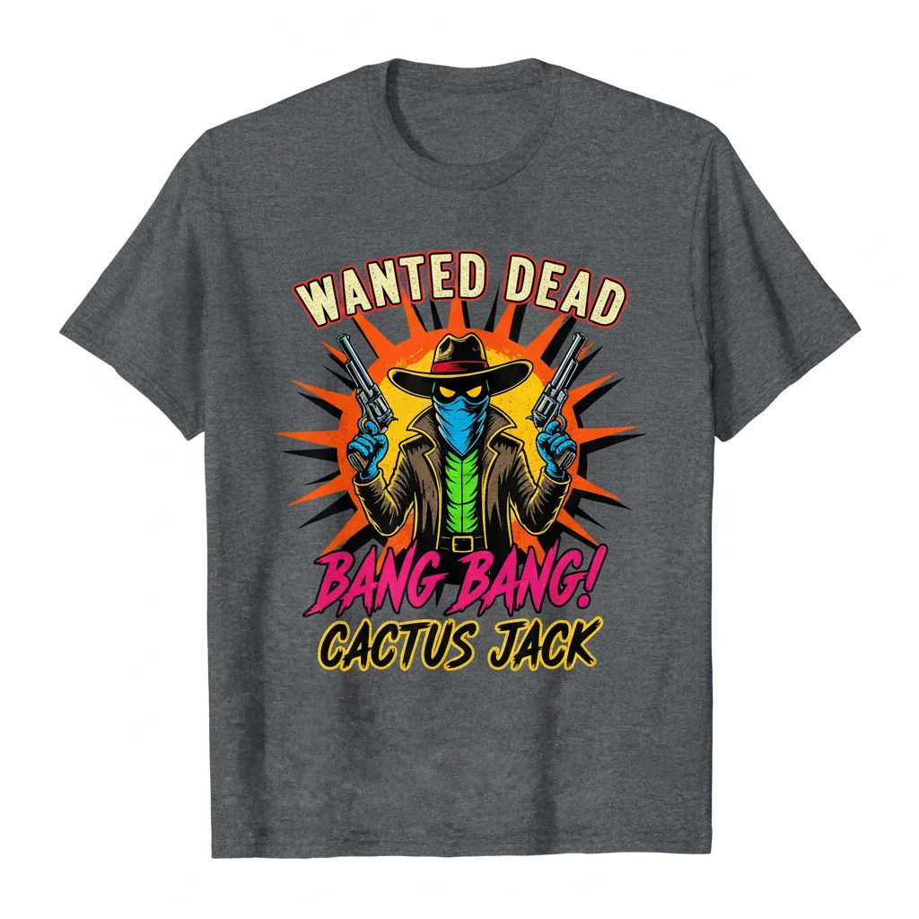Cactus Jack: Wanted Dead Bang Bang! – The Essential Tee