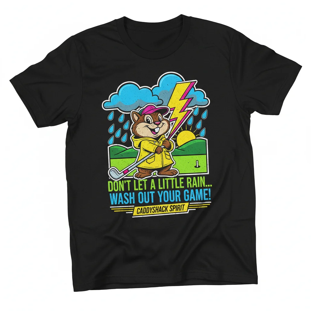 Caddyshack Rain Quote T-Shirt - Essential Comedy Movie Tee
