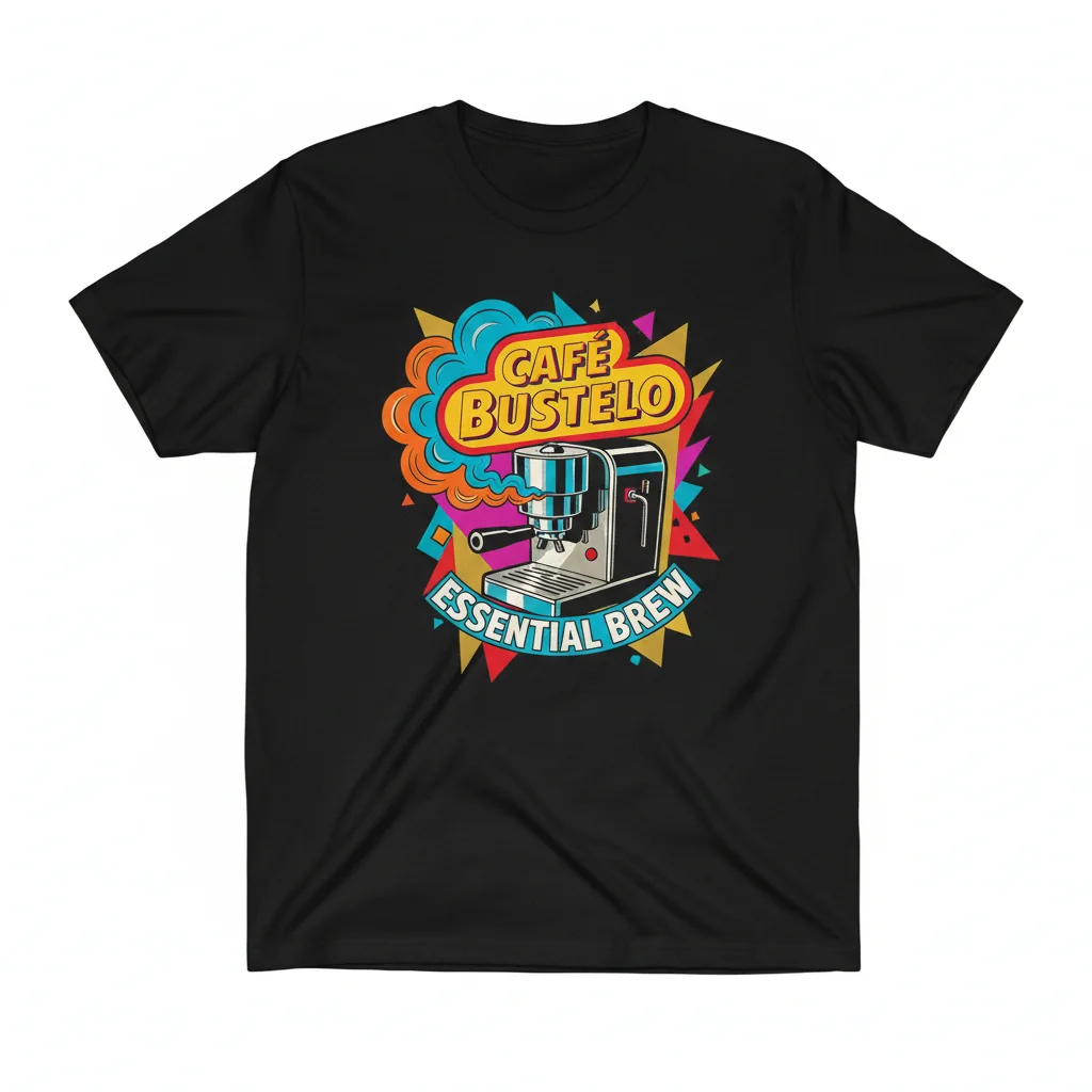 Café Bustelo "Essential" Tee – Iconic Comfort, Everyday Art
