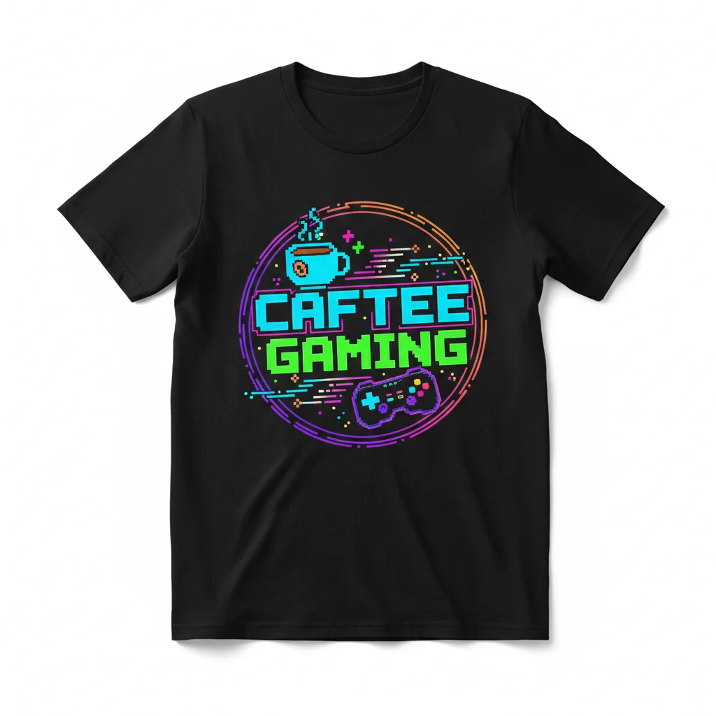 Caftee Gaming Essential T-Shirt – Domina el Estilo y la Durabilidad