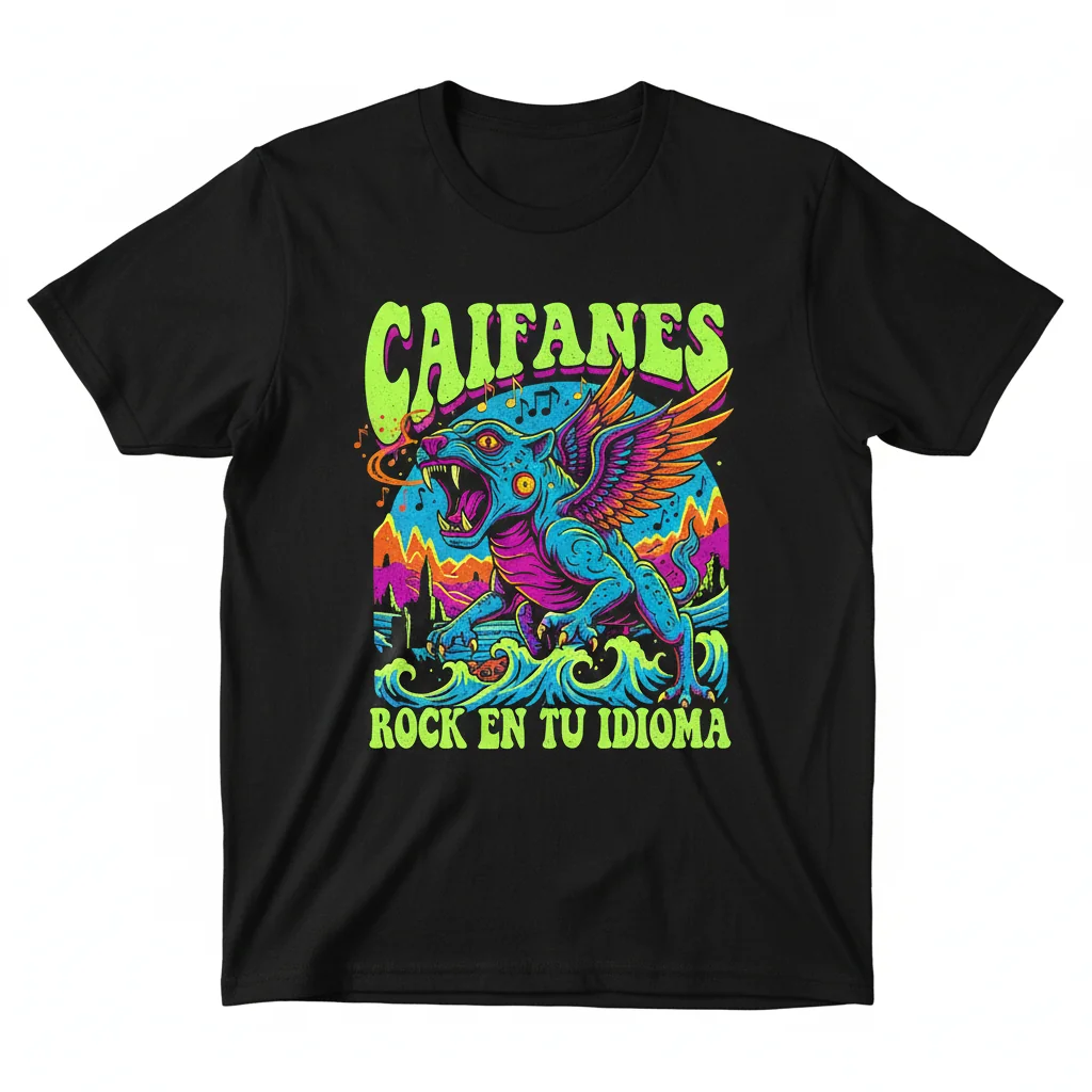 Caifanes Rock: El Alma de Tu Música en Algodón Premium