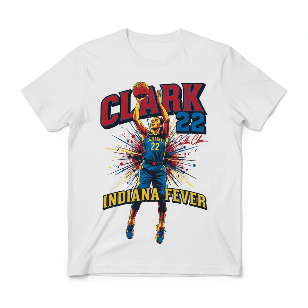 Caitlin Clark Indiana Fever Signature Graphic Tee: Embrace the Fire