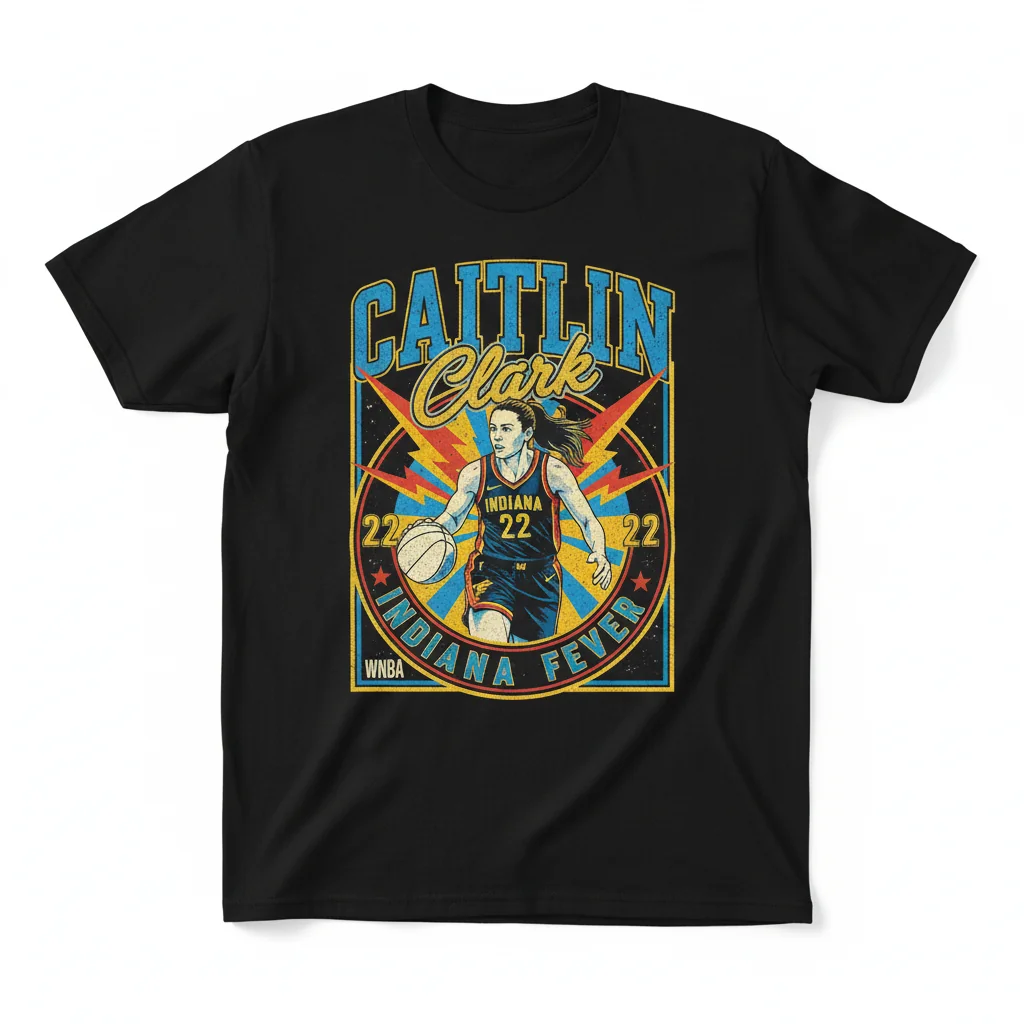 Caitlin Clark Vintage WNBA Fan Tee - Ultra-Durable & Fade-Resistant