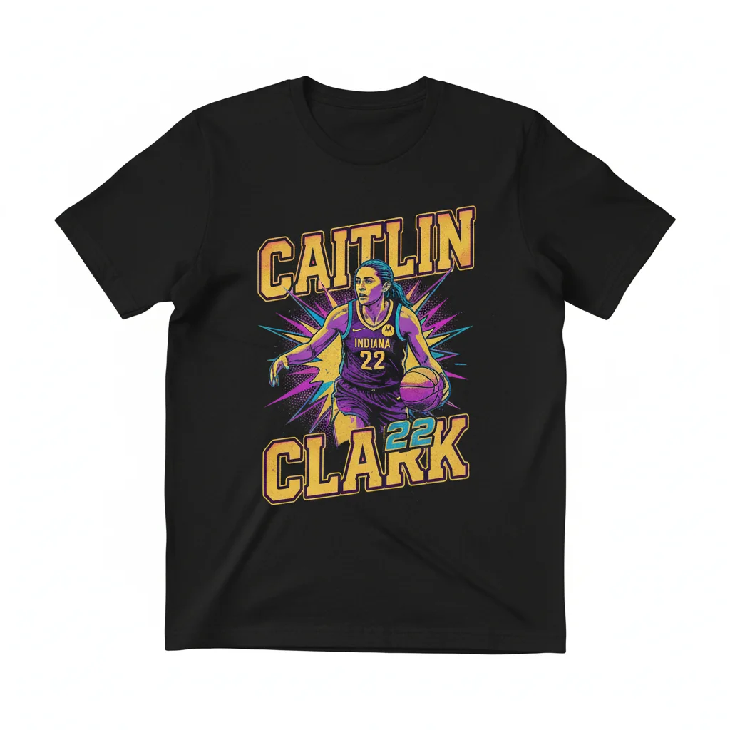 Caitlin Clark WNBA Basketball Star Fan T-Shirt