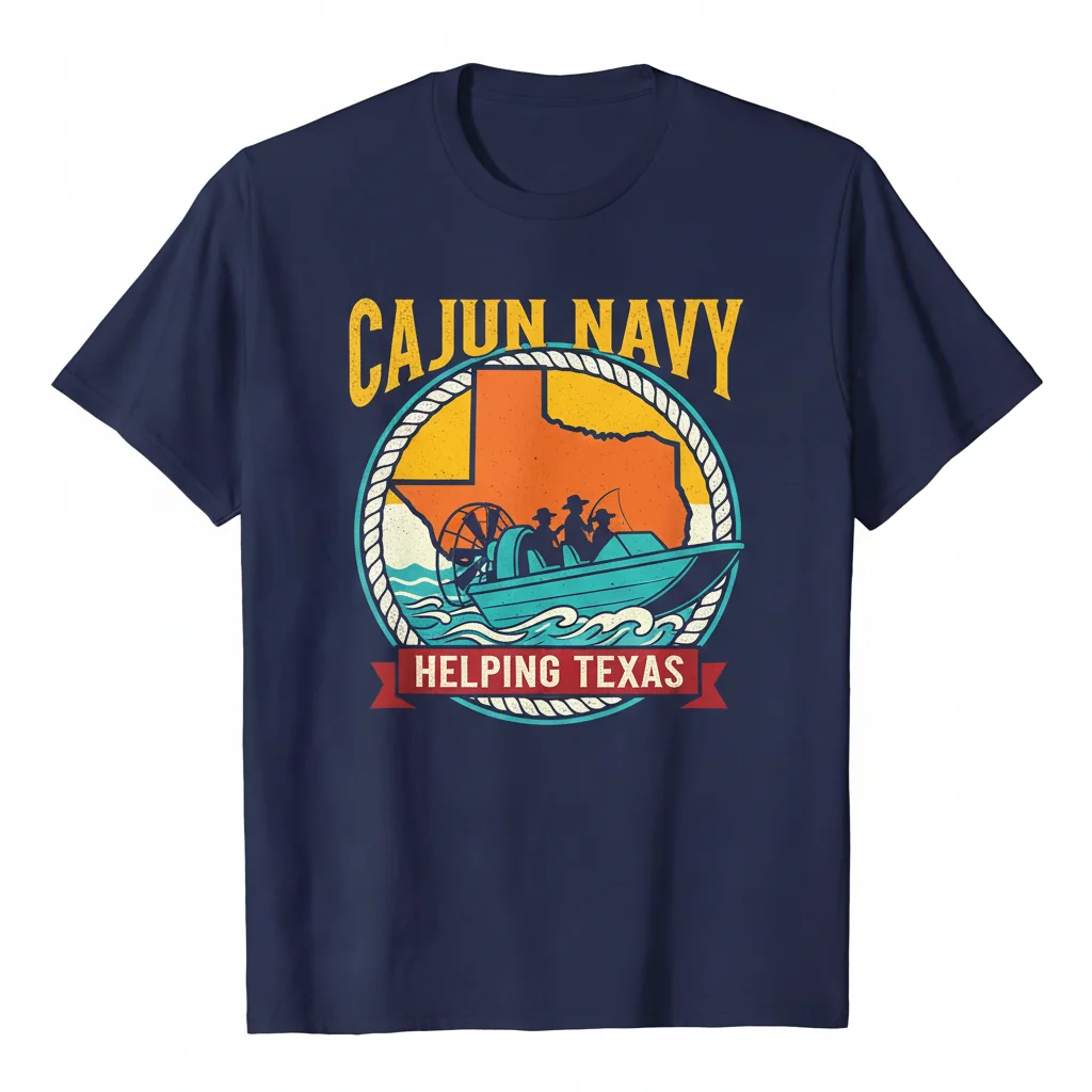 Cajun Navy Texas Relief Tee 1 Cajun Navy Texas Relief Tee